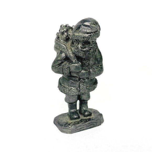 Michael Ricker Pewter Santa Clause Gymnast Girl Reading to Teddy Bear Lot of 3 - Picture 3 of 7